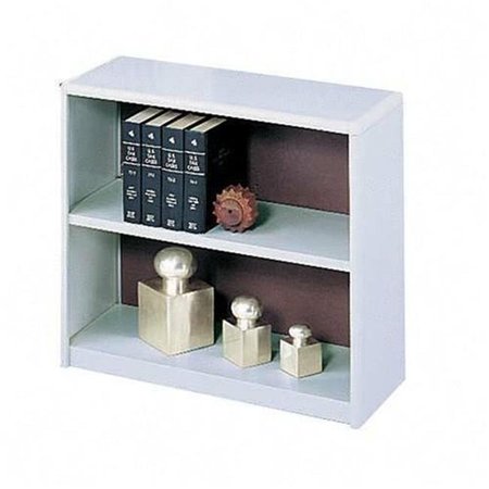 SAFCO Safco 7170GR Value Mate Steel Bookcase - 2-Shelf - Gray 7170GR